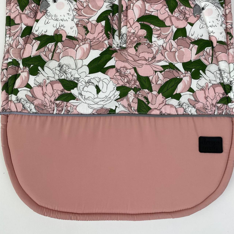 Матрацик бавовняний в коляску з піною Піони Decoza Moms Mtspin4085-B040-S116