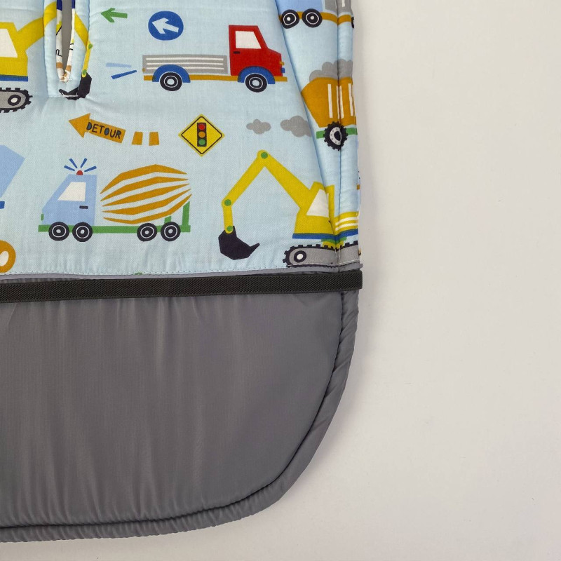 Матрацик бавовняний в коляску з піною Діно і техніка Decoza Moms Mtspin4085-S015-S121