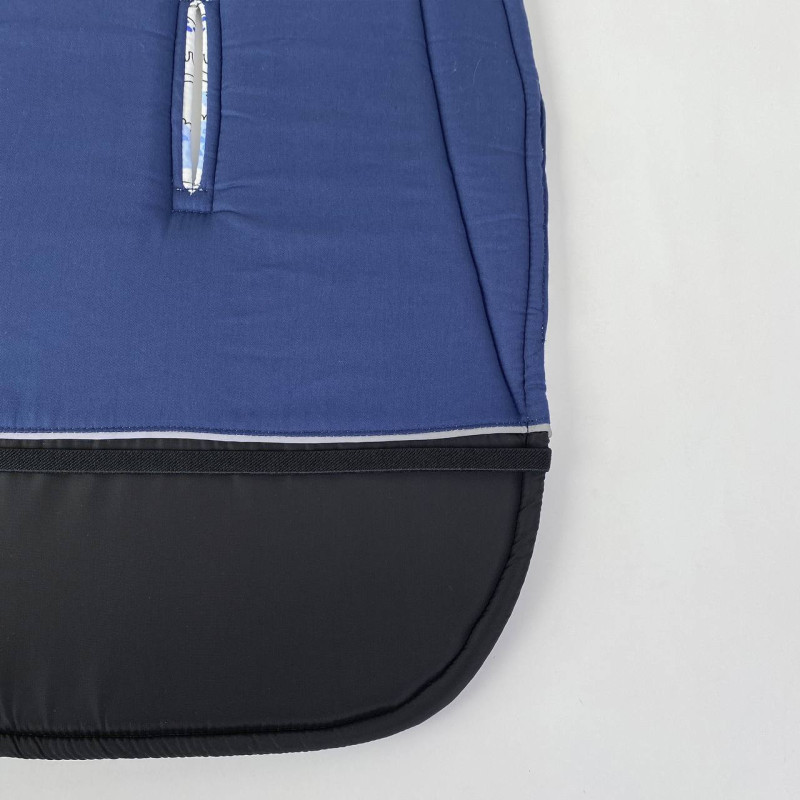 Матрацик бавовняний в коляску з піною Діно з синім Decoza Moms Mtspin4085-S120-S926