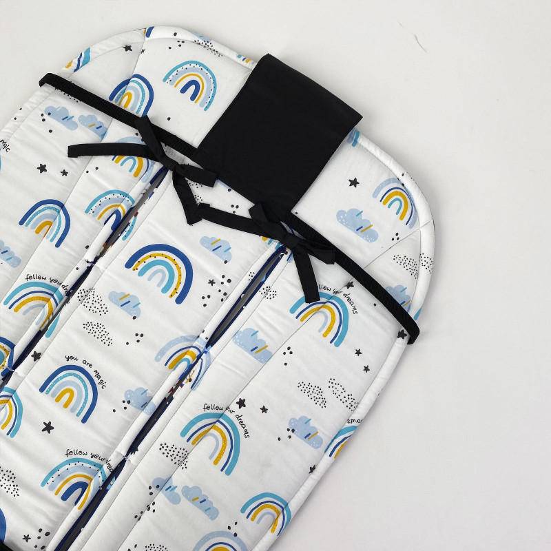 Матрацик бавовняний в коляску з піною Коти Decoza Moms Mtspin4090-В713-В051 40х90 см