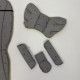 Накладки на ремені безпеки в коляску Зірки на сірому Decoza moms Nakladkavis-S445