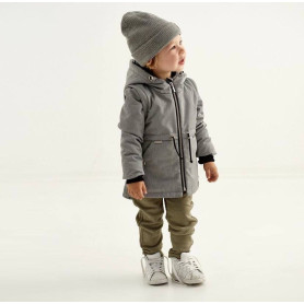 Демі парка Сіра DINO Decoza Moms parka116122-O045-pl016-SHP