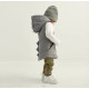 Демі парка Сіра DINO Decoza Moms parka116122-O045-pl016-SHP