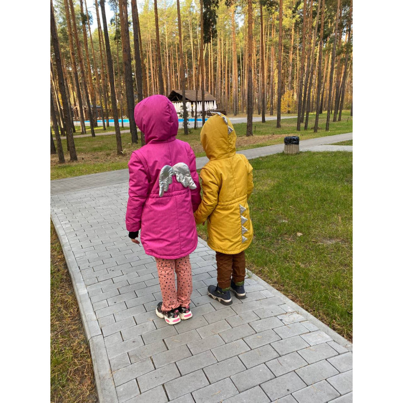 Демі парка Малина ANGEL Decoza Moms parka122128-O055-pl016-KR