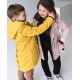 Демі парка Гірчиця DINO 122-128 см Decoza Moms parka122128-O056-pl016SHP