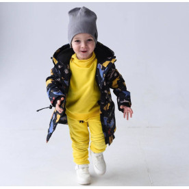 Демі парка Діно жовті Decoza Moms parka122128-OP001-pl016