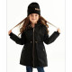 Демі парка чорна BLACK ANGEL gold Decoza Moms parka128134-O072-pl016KRZ Демі парка чорна BLACK ANGEL gold Decoza Moms parka128134-O072-pl016KRZ