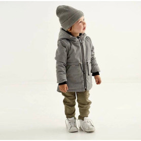 Демі парка Сіра DINO Decoza Moms parka7480-O045-pl016-SHP
