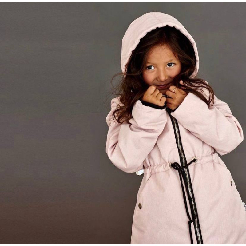 Демі парка пудра PALE ROSE ANGEL Decoza Moms parka8692-O057-pl016KR
