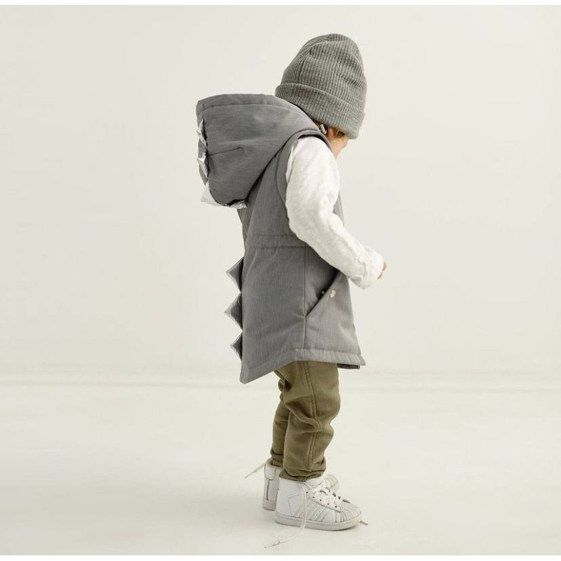 Демі парка Сіра DINO Decoza Moms parka9298-O045-pl016-SHP