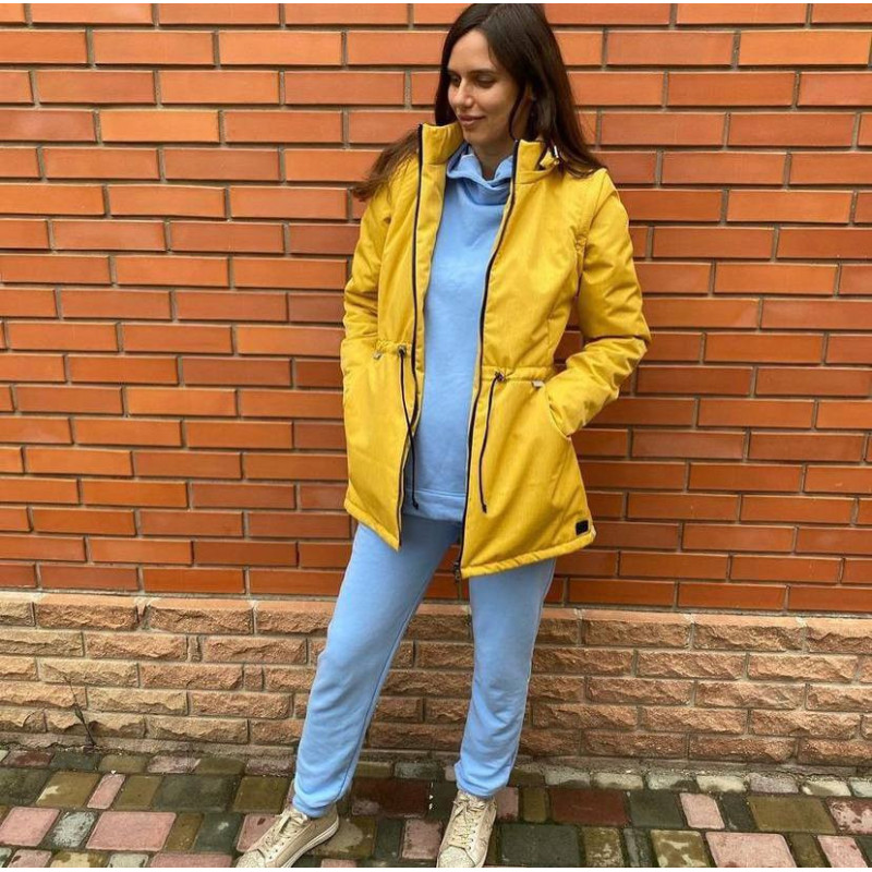 Парка жіноча Гірчиця Decoza Moms parkaWxl-O56 XL