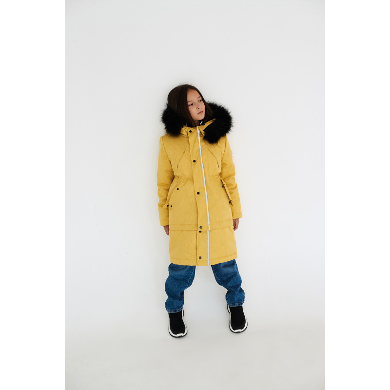 Зимова парка-трансформер Гірчиця Decoza moms parkazim98104-O056-pl016