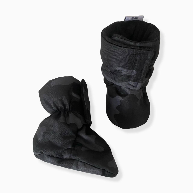 Зимові пінетки Чорний камуфляж Decoza Moms pinetki15-Op306-pl016 15 см