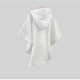 Пончо дитяче Білий Decoza Moms poncho-ms007