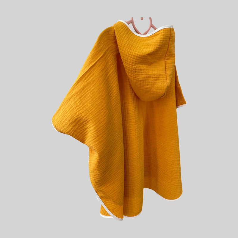 Пончо дитяче Гірчиця Decoza Moms Poncho-MS014