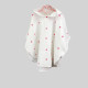 Пончо дитяче Сердечки Decoza Moms poncho-MS015