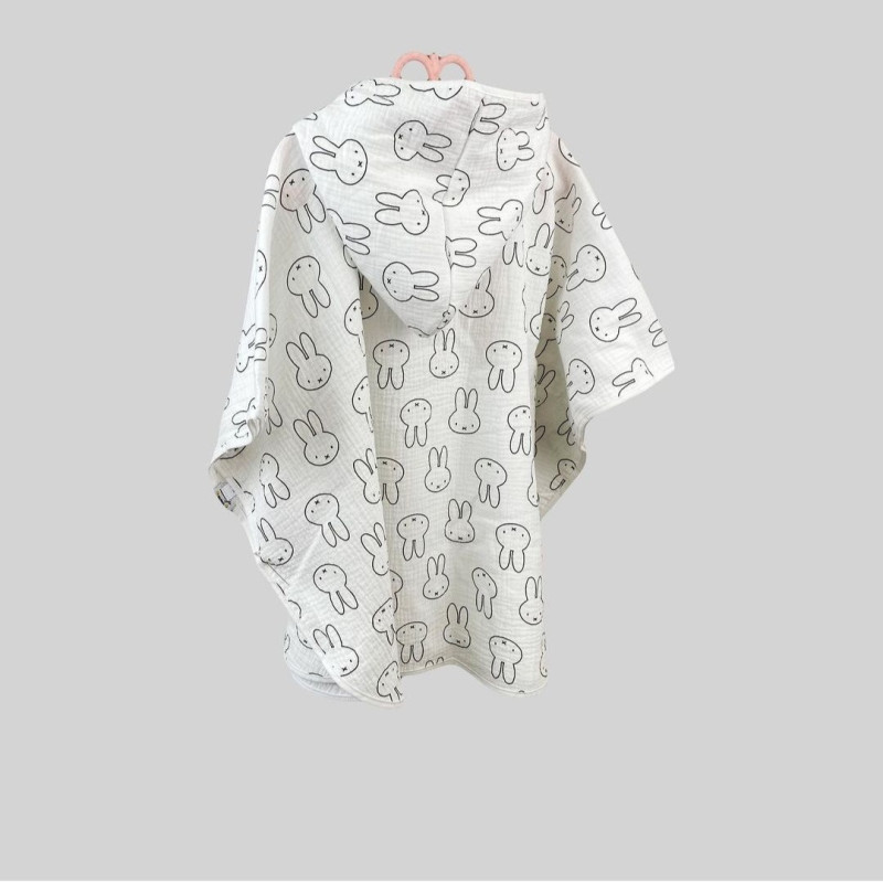 Пончо дитяче Зайки Decoza Moms poncho-MS019