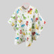 Пончо дитяче Діно кольорові Decoza Moms Poncho-MS020