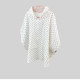 Пончо дитяче Горошок Decoza Moms poncho-MS021