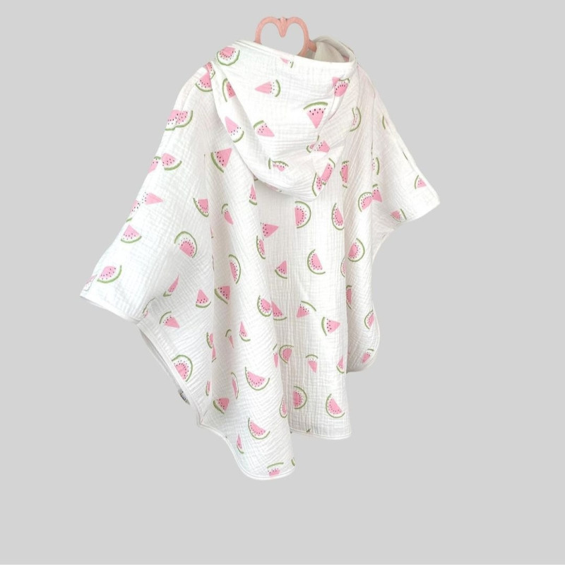Пончо дитяче Кавунчики Decoza Moms poncho-MS026