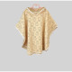 Пончо дитяче Зайки на бежевому Decoza Moms poncho-MS027