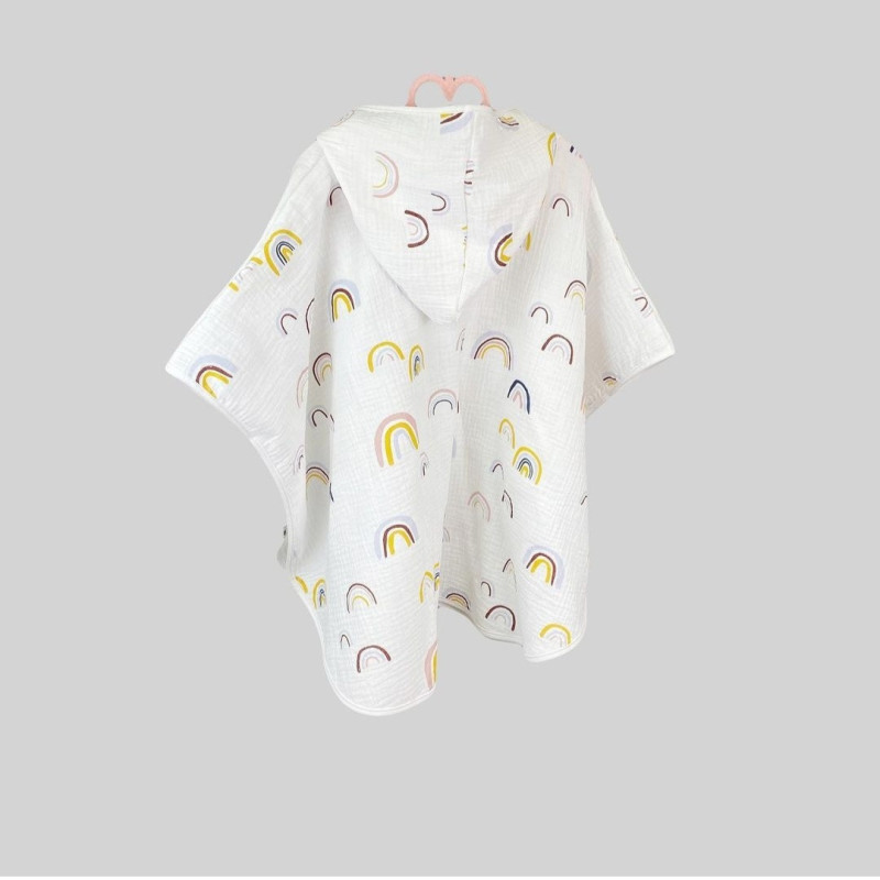 Пончо дитяче Веселки Decoza Moms poncho-MS028