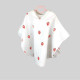 Пончо дитяче Полунички Decoza Moms poncho-MS029