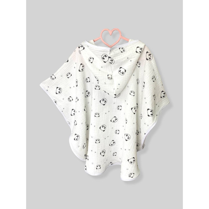 Пончо дитяче Пандочки Decoza Moms poncho-ms033