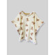 Пончо дитяче Тедді на бежевому Decoza Moms poncho-ms035