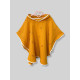 Пончо дитяче Вігвам на гірчиці Decoza Moms poncho-ms038