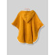 Пончо дитяче Вігвам на гірчиці Decoza Moms poncho-ms038