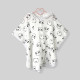 Пончо муслінове дитяче Панди Decoza Moms poncho-ms043
