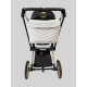 Сумка на коляску Біла екошкіра Decoza Moms S-K004-E-M