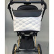Сумка на візок Біла і Чорна екошкіра Decoza Moms S-K011-K004-R