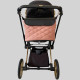 Сумка на візок Пудра і Чорна екошкіра Decoza Moms S-K017-K001-R