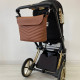Сумка на візок Коричнева екошкіра Decoza Moms S-K028-E-M