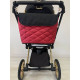 Сумка на коляску Червоний і чорний оксфорд Decoza Moms S-O063-O072-R