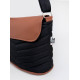 Сумка на візок Чорний оксфорд та коричнева екошкіра Decoza Moms S-O072-K028-E