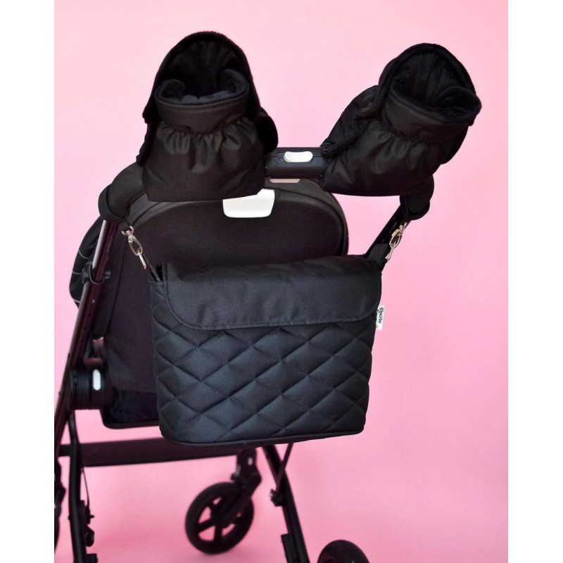 Сумка на візок Чорний оксфорд Decoza Moms S-O072-R-М