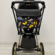 Сумка на візок Діно жовті і Чорна екошкіра Decoza Moms S-OP001-K001-Е