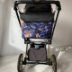 Сумка на візок Галактика і Чорна екошкіра Decoza Moms S-OP058-K001-E-M