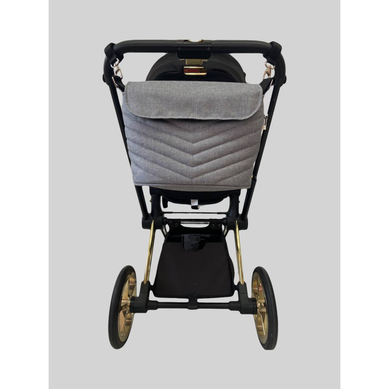 Сумка на візок Світло сірий меланж Decoza Moms S-OP101-Е-M