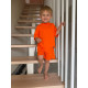 Літні дитячі шортики Помаранчевий кулір Decoza Moms Sh98-Kl004 98