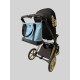 Сумка Тоут максі Блакитна і чорна екошкіра Decoza Moms shopNewL-K019-K001