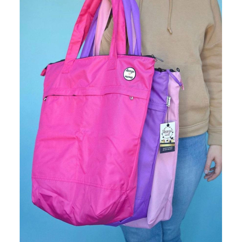 Сумка шопер Decoza Moms Малина shopperma-O055 46х54 см