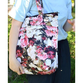 Сумка шоппер Піони Decoza Moms shopperma-OP013 46х54 см