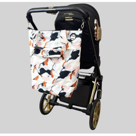 Сумка шопер Decoza Moms Листя графіт shopperma-OP020 46х54 см