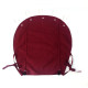 Бавовняна шторка на коляску Бордовий однотон Decoza Moms Shtorka-B920