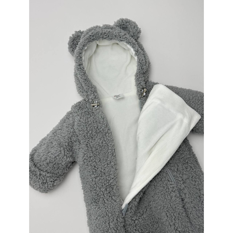 Демісезонний комбінезон Тедді сірий Decoza Moms TeddyDM69-6117-W04 68-74