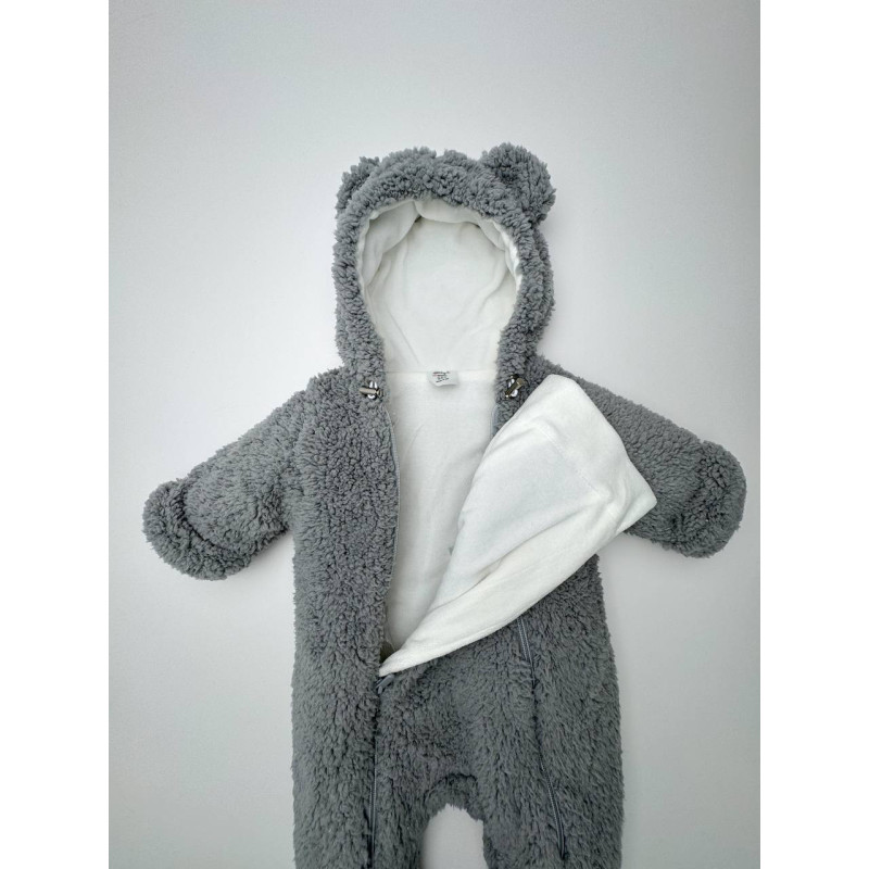 Демісезонний комбінезон Тедді сірий Decoza Moms TeddyDM912-6117-W04 74-80